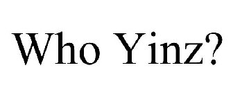 WHO YINZ?