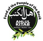 FOOD OF THE PEOPLE OF THE BOOK AHLUL KITAB CHRISTIANS · MUSLIMS · JEWS