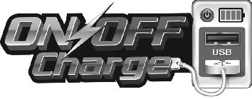 ON OFF CHARGE USB