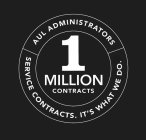 1 MILLION CONTRACTS AUL ADMINISTRATORS SERVICE CONTRACTS. IT'S WHAT WE DO.