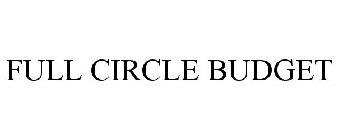 FULL CIRCLE BUDGET