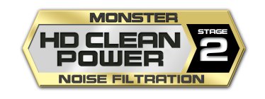 MONSTER HD CLEAN POWER STAGE 2 NOISE FILTRATION