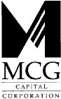 M MCG CAPITAL CORPORATION