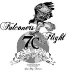 FALCONER'S FLIGHT 7C'S LIVE TO THE FULLEST. BREW TO THE FULLEST. THIS PROPRIETARY HOP BLEND WAS CREATED TO HONOR AND SUPPORT THE LEGACY OF A NORTHWEST BREWING LEGEND: GLEN HAY FALCONER