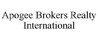 APOGEE BROKERS REALTY INTERNATIONAL
