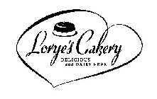 LORYE'S CAKERY DELICIOUS AND DAIRY FREE