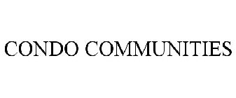 CONDO COMMUNITIES