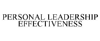 PERSONAL LEADERSHIP EFFECTIVENESS