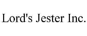 LORD'S JESTER INC.