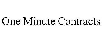 ONE MINUTE CONTRACTS