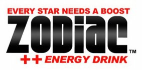 EVERY STAR NEEDS A BOOST ZODIAC ++ ENERGY DRINK