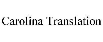 CAROLINA TRANSLATION