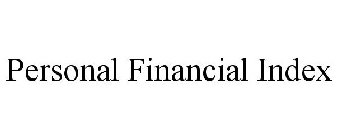 PERSONAL FINANCIAL INDEX