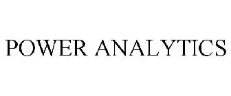 POWER ANALYTICS