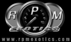 RPM EXOTICS WWW.RPMEXOTICS.COM