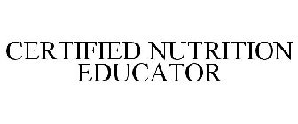 CERTIFIED NUTRITION EDUCATOR