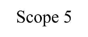 SCOPE 5