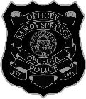 OFFICER SANDY SPRINGS GEORGIA POLICE EST. 2005