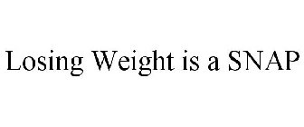 LOSING WEIGHT IS A SNAP