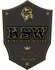 KSW KING SIZE WATER LEGENDARY FLORIDIAN SPRING WATER SINCE 1852