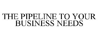 THE PIPELINE TO YOUR BUSINESS NEEDS