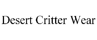 DESERT CRITTER WEAR