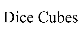 DICE CUBES