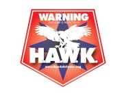 WARNING THIS HOME IS PROTECTED BY H.A.W.K. WWW.HAWKDEFENSE.ORG
