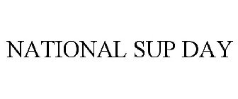 NATIONAL SUP DAY