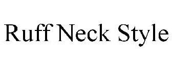 RUFF NECK STYLE