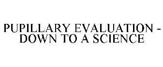 PUPILLARY EVALUATION - DOWN TO A SCIENCE