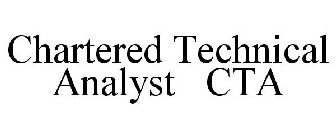 CHARTERED TECHNICAL ANALYST CTA