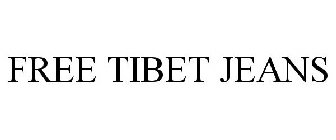 FREE TIBET JEANS