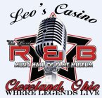 LEO 'S CASINO THE OFFICIAL R & B MUSIC HALL OF FAME MUSEUM EST. 2010 CLEVELAND, OHIO WHERE LEGENDS LIVE