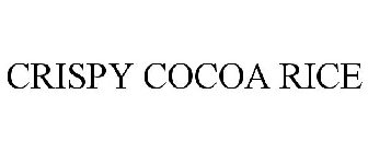 CRISPY COCOA RICE