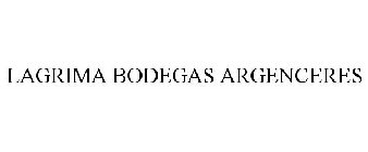 LAGRIMA BODEGAS ARGENCERES