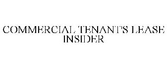 COMMERCIAL TENANT'S LEASE INSIDER