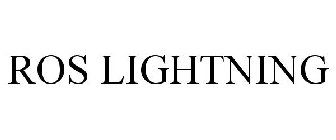 ROS LIGHTNING