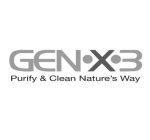 GEN·X·3 PURIFY & CLEAN NATURE'S WAY
