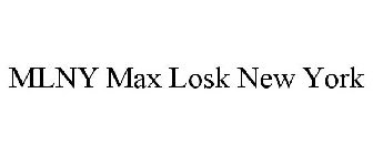 MLNY MAX LOSK NEW YORK