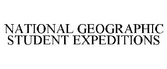 NATIONAL GEOGRAPHIC STUDENT EXPEDITIONS