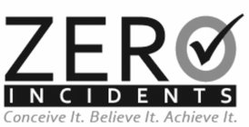 ZERO INCIDENTS CONCEIVE IT. BELIEVE IT. ACHIEVE IT.