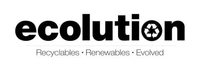 ECOLUTION RECYCLABLES · RENEWABLES · EVOLVED