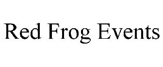RED FROG EVENTS