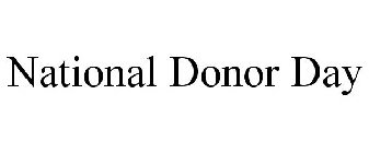 NATIONAL DONOR DAY
