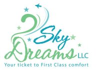 SKY DREAMS LLC YOUR TICKET TO FIRST CLASS COMFORT