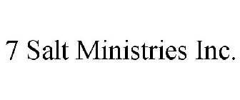7 SALT MINISTRIES INC.