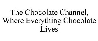 THE CHOCOLATE CHANNEL, WHERE EVERYTHING CHOCOLATE LIVES