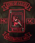 KING OF CLUBS MC SC KING BALTIMORE, MD KK IT'S GOOD TO BE