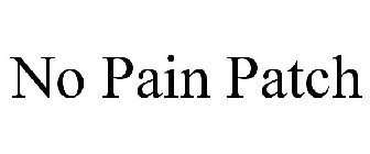 NO PAIN PATCH